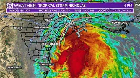 Tropical Storm Nicholas Strengthens As It Approaches Texas Coast YouTube