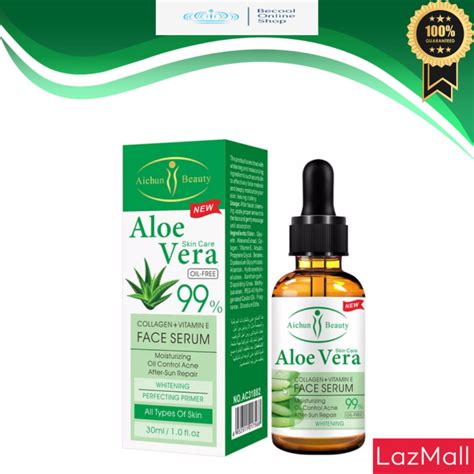 Aloe Vera Gel Pure Hyaluronic Acid Serum Facial Moisturizing Skin Repair 🔥99 Vitamin E