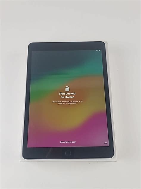 Apple Ipad 9th Gen 64gb Wi Fi 102 In Space Gray Please Read 194252515655 Ebay