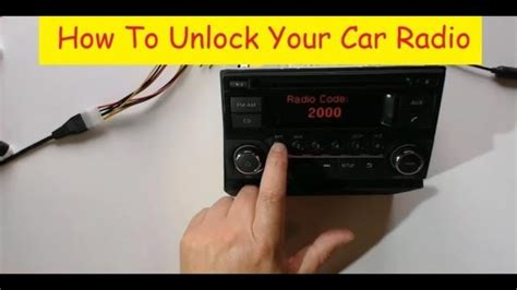 How Do You Find The Code For Your Car Radio Car Retro