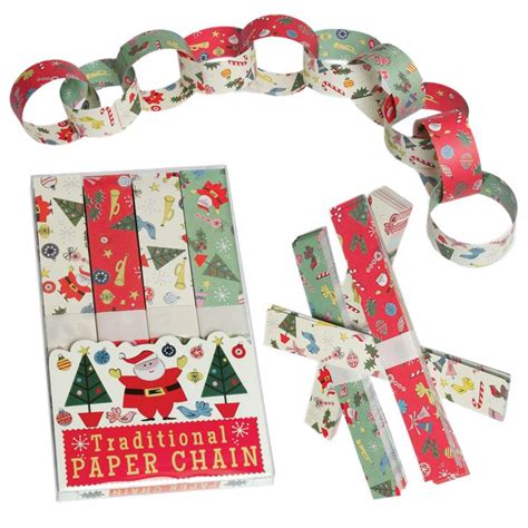 Paper Chain Kit Christmas Carnival Dotcomtshop Christmas Paper