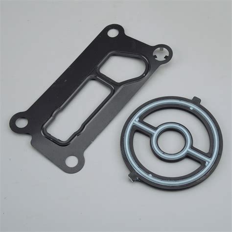 Set Engine Oil Cooler Filter Housing Gasket Seal Fit For Mazda 3 5 6