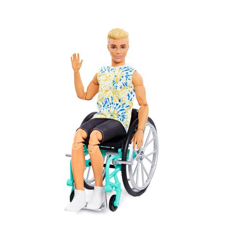 Barbie Coleção Fashionistas Boneco Ken Cadeirante Mattel Submarino