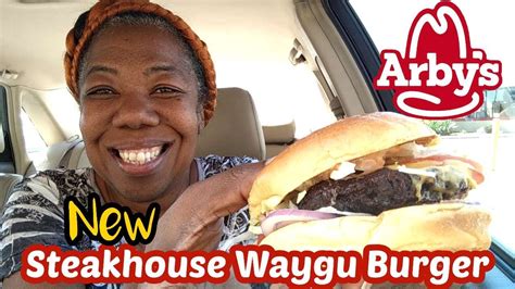 Arbys Wagyu Steakhouse Burger Review Cooking Conversations Youtube