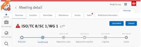 Change Meeting Period And Location Iso Helpdesk Knowledge Base