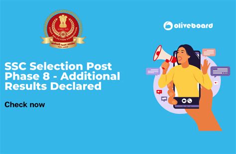 SSC Selection Post Phase 8 Additional Result Of CBE Declared