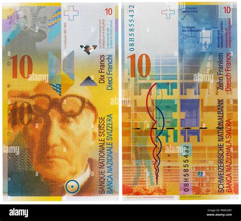 Franchi Banconota Le Corbusier Svizzera Foto Stock Alamy