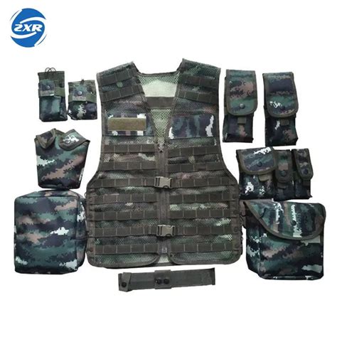 Unloading Men Tactical Hunting Vest Multi Pocket Camouflage Mesh Vest