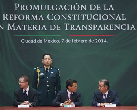 Promulgación De La Reforma Constitucional En Materia De Transparencia