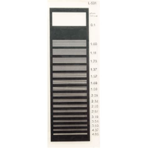 Model L 501 L 523 L 538 High Resolution Test Patterns