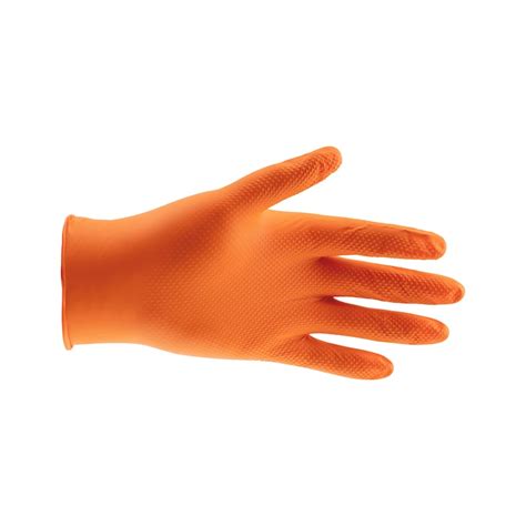 Engangsnitrilhandsker orange greb WÜRTH