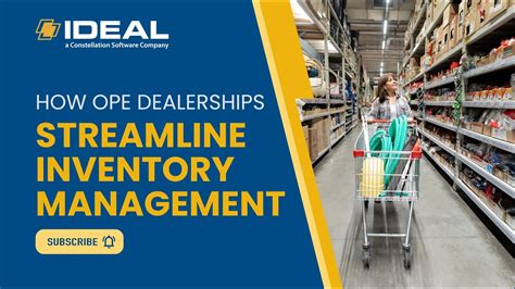 How OPE Dealerships Streamline Inventory Management YouTube