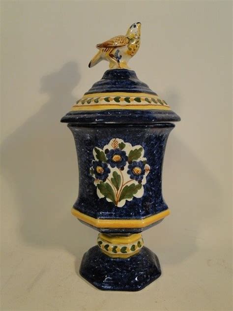 Boch Freres Keramis Beautiful Polychrome Lidded Vase Catawiki