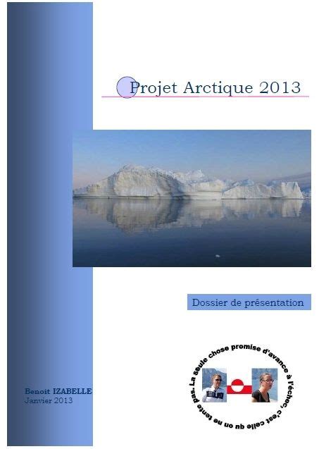 1ère Page Projet Dossier De Présentation Presentation Projet Mise