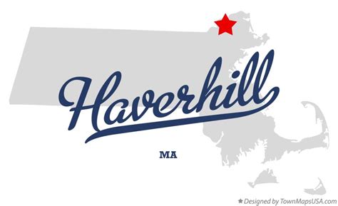 Map of Haverhill, MA, Massachusetts