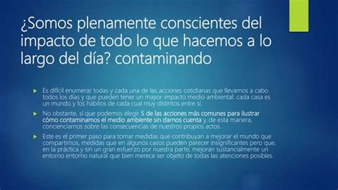 Cosas Que Contaminan El Medio Ambiente Ppt