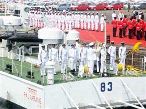 Indian Coast Guard Ship Rajtarang Commissioned Indian Coast Guard