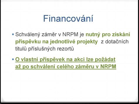 Zásady a pravidla Národního rozvojového programu mobility pro všechny