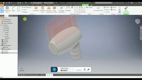Inventor 3D Körper Freiformen YouTube