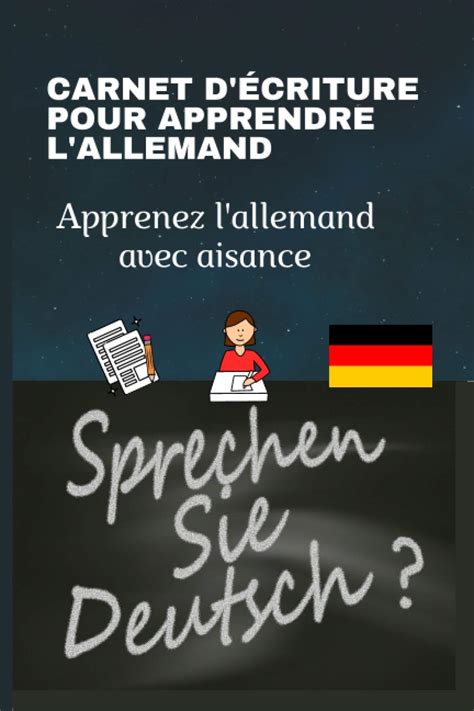 Buy Carnet D Ecriture Pour Apprendre L Allemand Cahier De Vocabulaire