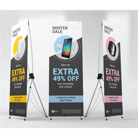 Jual Cetak X Banner Stand X Cm Rangka Dan Banner Cetak Bahan