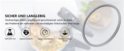 Amazon De Cm Dichtungsring F R Fissler Schnellkocht Pfe Der Serien