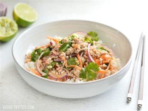 Nam Sod Thai Pork Salad Recipe Budget Bytes