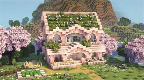 Minecraft Build A Cute Cherry Blossom House