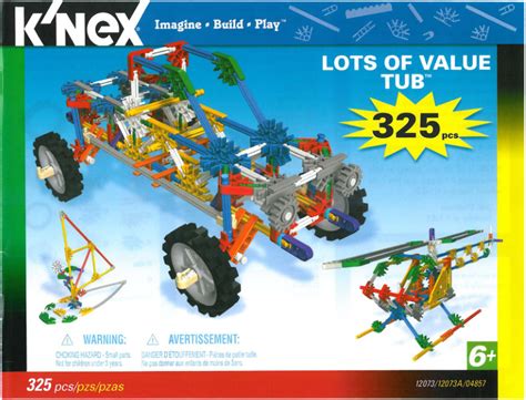 325 Lots Of Value Tub Alts 12073A Knex Parts