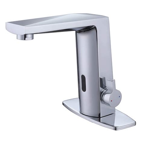 Buy Automatic Sensor Touchless Bathroom Sink Faucet With Hole Cover