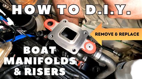 HOW TO REMOVE And REPLACE MERCRUISER MANIFOLDS RISERS YouTube