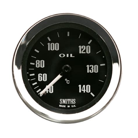 Classic Smiths 52mm Mechanical Oil Temp Gauge 270° Fsd Cai Smiths