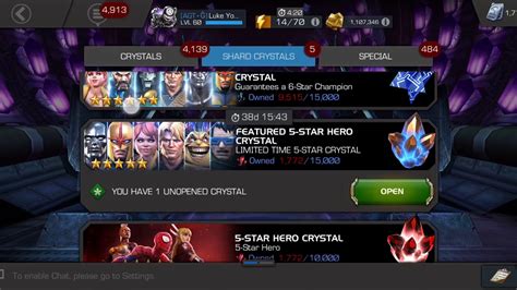 Mcoc Featured 5 Crystal Opening Youtube