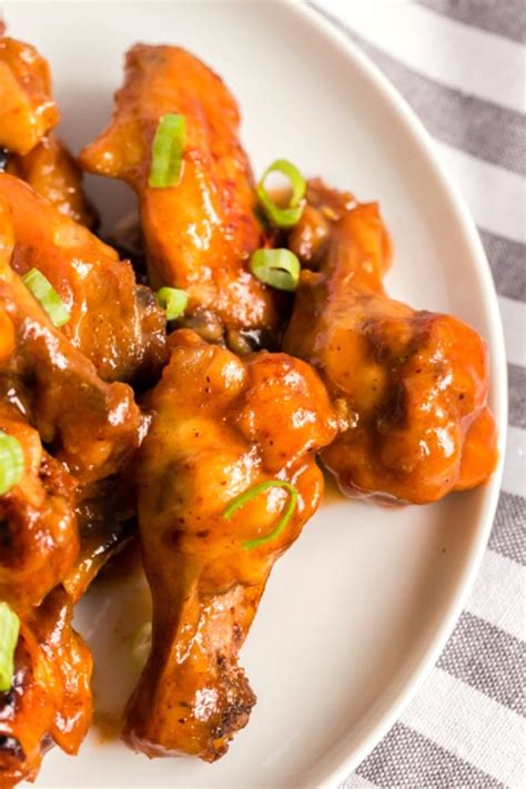 Honey Bbq Slow Cooker Chicken Wings Lemon Blossoms