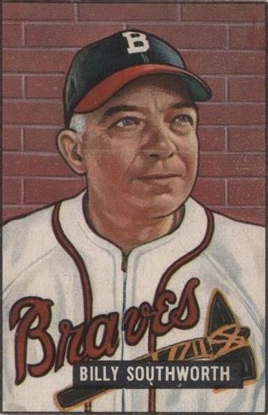 1951 Bowman 207 Billy Southworth RC For Sale Online EBay