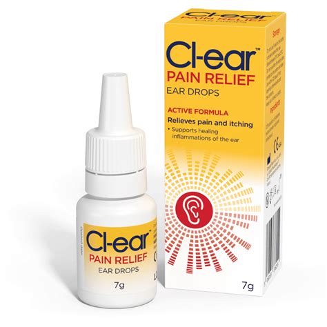 Cl-ear Pain Relief Ear Drops - Pharmacy & Health from Chemist Connect UK