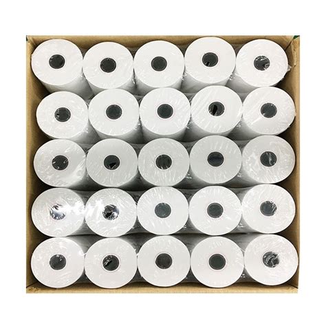 Rolls Thermal Paper Mm X Mm Use For Mm Thermal Printer Glossy