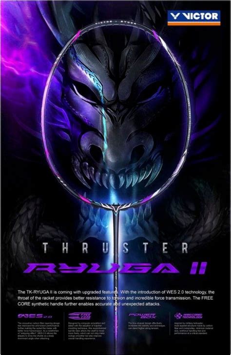 VICTOR THRUSTER RYUGA II BADMINTON RACKET Sports Equipment Other