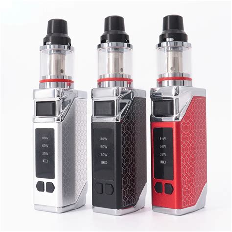 Vaporisateur électronique 80w Kit de Mod batterie 2200mah réservoir