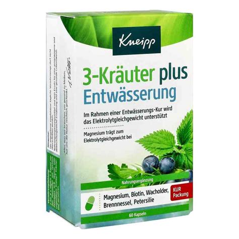 Kneipp Kr Uter Plus Entw Sserung Kapseln Stk