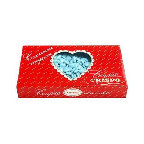 Confetti Cuoricini Mignon Celesti Da Kg Cakeitalia Amorini Crispo