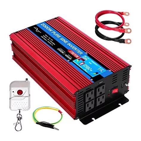 Inversor De Onda Sinusoidal Pura Etrepow De 2000 W 12 V Dc Cuotas