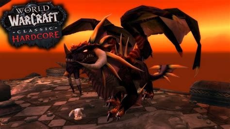My First BWL In WoW Classic HARDCORE Wowclassichc Wowclassic YouTube