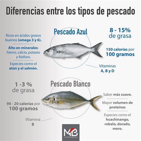 Diferencias Entre El Pescado Blanco Y El Azul Artofit