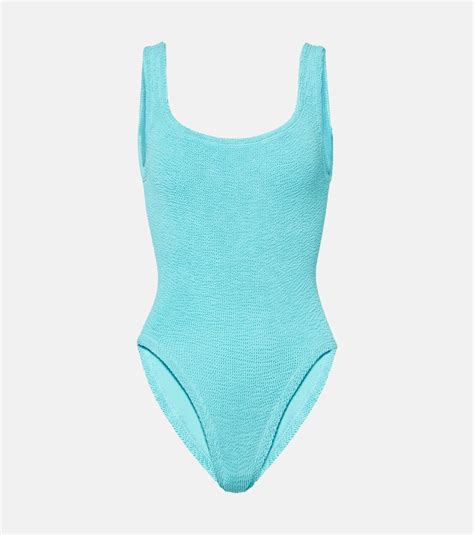 Pamela Swimsuit In Blue Hunza G Mytheresa