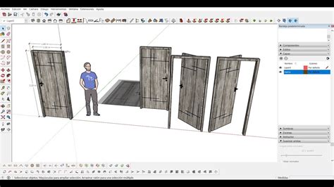 Sencilla Y Hermosa Puerta De Madera Para Cuarto O Habitacion