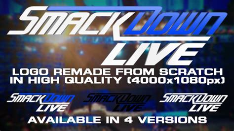 New WWE SmackDown LIVE Logo Remake by MattiaBondrano on DeviantArt