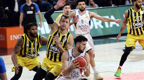 Anadolu Efes 103 92 Fenerbahçe Beko MAÇ ÖZETİ