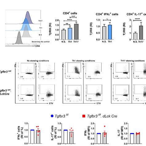 Tbriii On Th And Th Cells In Vitro Differentiated Cd T Cells The