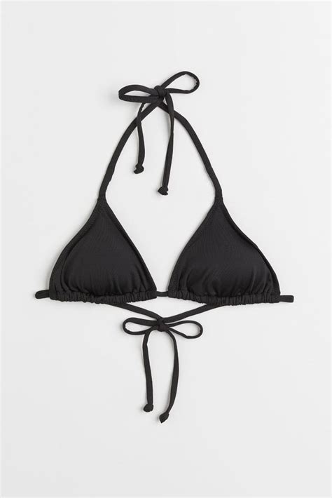 H M Padded Triangle Bikini Top Niagara Pen Centre